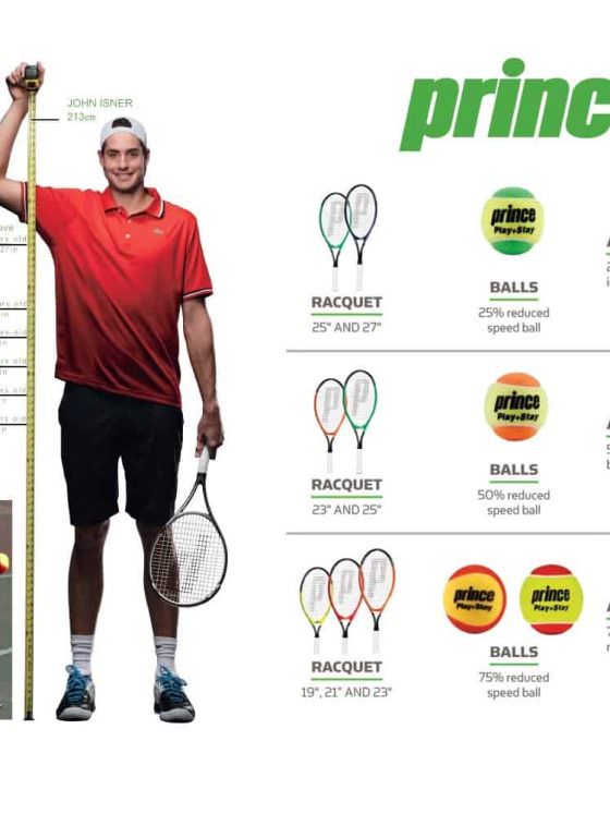 PRINCE TENNIS JUNIOR RACQUETS